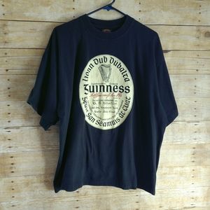 Guinness Gaelic Label Tee XL Black